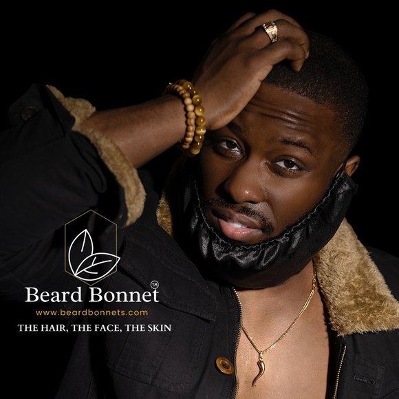 Beard Bonnet Other - BEARD BONNET - Premium Silky Satin - Moisture Retaining, Split ends, Itch Preven